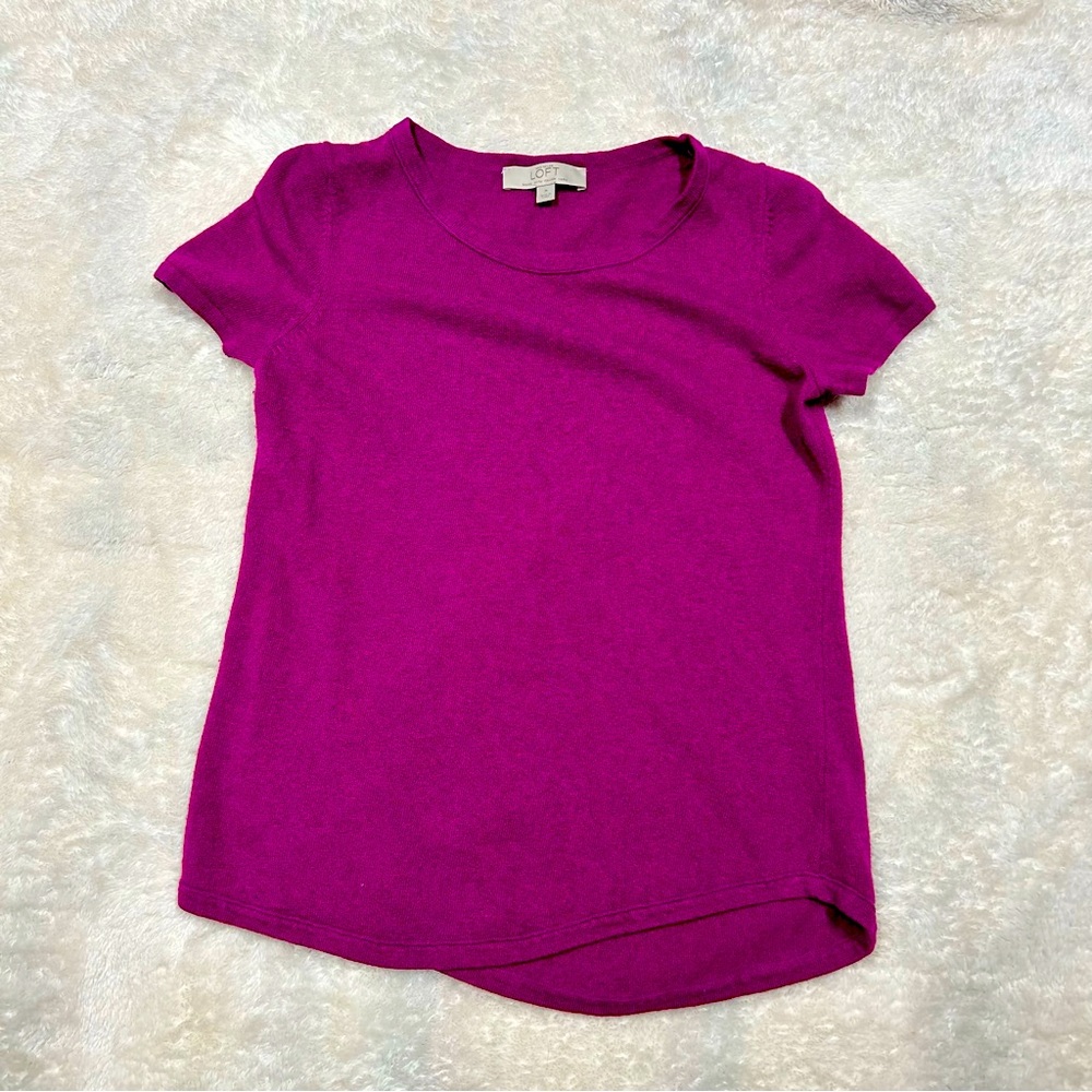 Ann Taylor Loft Sort Sleeve Sweater
